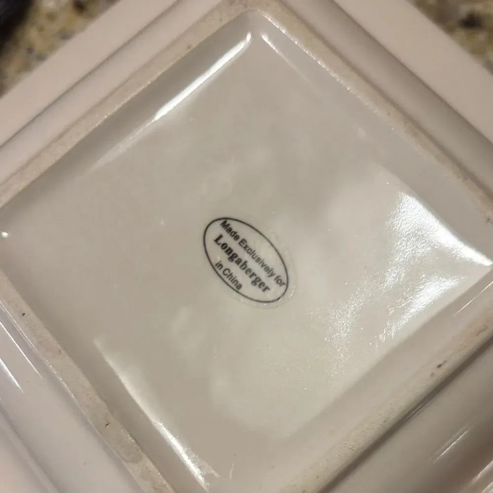 Longaberger stylish cream